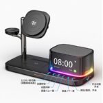 PD25W 快速充電器 Qi2.2 チャージャー ワイヤレス充電器 デジタル時計内蔵 スタンド機能