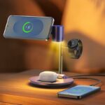 PD25W 快速充電器 Qi2.2 チャージャー ワイヤレス充電器 スタンド機能 iPhone/Galaxy両方対応充電器