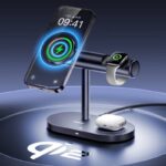 Qi2 3in1ワイヤレス充電器 PD15W 快速充電器 Apple watch &Air Pods充電可能 ワイヤレス充電 スタンド機能