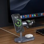 Qi2 3in1ワイヤレス充電器 PD15W 快速充電器 Apple watch &Air Pods充電可能 ワイヤレス充電 スタンド機能