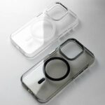iPhone17 2in1 PC+TPU ケース magsafe対応ケース metal key button iPhone17ケース