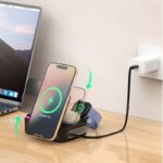 PD15W ワイヤレス充電器 8-in-1 マルチ機能折りたたみマグネット式ワイヤレス充電器