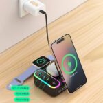 PD15W ワイヤレス充電器 8-in-1 マルチ機能折りたたみマグネット式ワイヤレス充電器