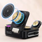 PD15W ワイヤレス充電器 8-in-1 マルチ機能折りたたみマグネット式ワイヤレス充電器