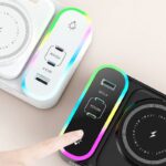 PD15W ワイヤレス充電器 8-in-1 マルチ機能折りたたみマグネット式ワイヤレス充電器