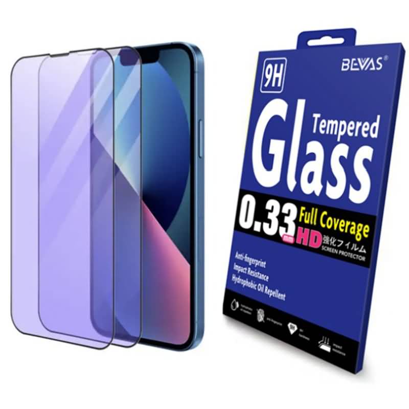 AC09122025023-01 iPhone17全面保護 反射防止 ガラスフィルム 黒縁あり マット ブルーライトカット 強化ガラスフィルム 全面保護