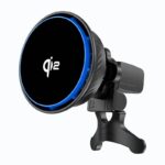 MagSafe対応 強磁力 車載ホルダーQI2 15W ワイヤレス充電器 エアコン吹出口 半導体冷却 強磁力 スマホホルダー