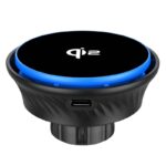 MagSafe対応 強磁力 車載ホルダーQI2 15W ワイヤレス充電器 エアコン吹出口 半導体冷却 強磁力 スマホホルダー