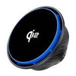 MagSafe対応 強磁力 車載ホルダーQI2 15W ワイヤレス充電器 エアコン吹出口 半導体冷却 強磁力 スマホホルダー