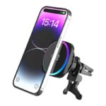 MagSafe対応 強磁力 車載ホルダーQI2 15W ワイヤレス充電器 エアコン吹出口 半導体冷却