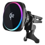 MagSafe対応 強磁力 車載ホルダーQI2 15W ワイヤレス充電器 エアコン吹出口 半導体冷却