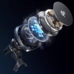 MagSafe対応 強磁力 車載ホルダーQI2 15W ワイヤレス充電器 エアコン吹出口 半導体冷却