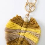 ボヘミアン風高級キーホルダー チャーム ストラップ バッグチャーム