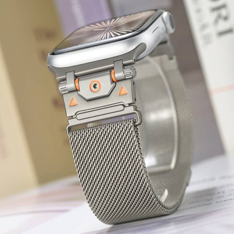 Apple watch交換用バンド ミラネーゼループバンド マグネット式 アップルウォッチ バンド