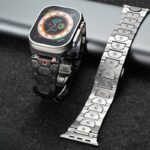 アップルウォッチ42/44/45/49mm 高級 チタン合金 交換用バンド マグネット アップルウォッチ バンド Apple watch series8 /7/ 6/ 5 腕時計バンド