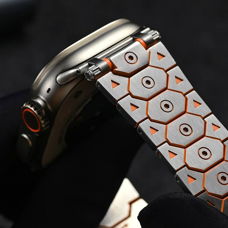 アップルウォッチ42/44/45/49mm 高級 チタン合金 交換用バンド マグネット アップルウォッチ バンド Apple watch series8 /7/ 6/ 5 腕時計バンド