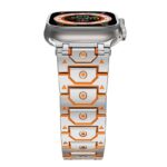 アップルウォッチ42/44/45/49mm 高級 チタン合金 交換用バンド マグネット アップルウォッチ バンド Apple watch series8 /7/ 6/ 5 腕時計バンド