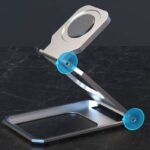 スマホ・タブレット兼用卓上 スタンドホルダー magsafe対応 スマホスタンド 折れ畳み式 スマートフォン スタンド