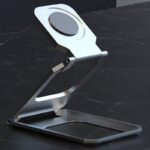 スマホ・タブレット兼用卓上 スタンドホルダー magsafe対応 スマホスタンド 折れ畳み式 スマートフォン スタンド