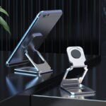 スマホ・タブレット兼用卓上 スタンドホルダー magsafe対応 スマホスタンド 折れ畳み式 スマートフォン スタンド