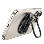 マグネット式 折り畳 スマホ スタンド アルミ合金製 折り畳式 マグネット式 スマホ スタンド