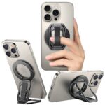 マグネット式 折り畳 スマホ スタンド アルミ合金製 折り畳式 マグネット式 スマホ スタンド