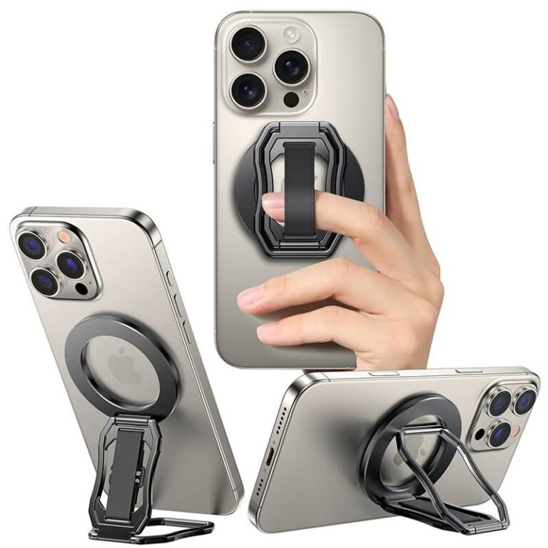マグネット式 折り畳 スマホ スタンド アルミ合金製 折り畳式 マグネット式 スマホ スタンド