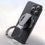 両面マグネット式 折り畳 スマホ スタンド アルミ合金製 折り畳式 マグネット式 スマホ スタンド