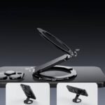 両面マグネット式 折り畳 スマホ スタンド アルミ合金製 折り畳式 マグネット式 スマホ スタンド