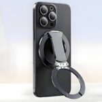 両面マグネット式 折り畳 スマホ スタンド アルミ合金製 折り畳式 マグネット式 スマホ スタンド