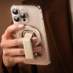 両面マグネット式 折り畳 スマホ スタンド Magsafe対応 スマートフォンホルダー ス