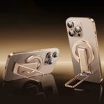 両面マグネット式 折り畳 スマホ スタンド Magsafe対応 スマートフォンホルダー ス