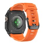 アップルウォッチ バンド 一体型バンド ステンレスアーマーケース一 保護ケース 一体型