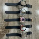アップルウォッチ バンド Apple watch 46mm 一体型バンド メタル ケース 保護ケース 一体型 高級 Apple watchseries8,7,6,SE,5,4 44mm 45mm Apple Watch カバー