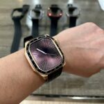 アップルウォッチ バンド Apple watch 46mm 一体型バンド メタル ケース 保護ケース 一体型 高級 Apple watchseries8,7,6,SE,5,4 44mm 45mm Apple Watch カバー