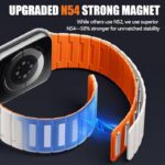 アップルウォッチ バンド ベルト apple watch 42mm 44mm 45mm 46mm 49mm マグネット シリコン ベルト