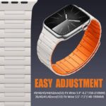 アップルウォッチ バンド ベルト apple watch 42mm 44mm 45mm 46mm 49mm マグネット シリコン ベルト