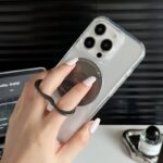 マグネット式 折り畳 スマホ スタンド アルミ合金製 折り畳式 マグネット式 スマホ スタンド 強磁器マグネット