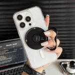 マグネット式 折り畳 スマホ スタンド アルミ合金製 折り畳式 マグネット式 スマホ スタンド 強磁器マグネット