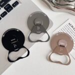 マグネット式 折り畳 スマホ スタンド アルミ合金製 折り畳式 マグネット式 スマホ スタンド 強磁器マグネット