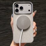 iPhone 17 背面型ケース magsafe対応ケース iPhone 16対応 背面型ケース iPhone16 PUレザー