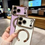 iPhone17 2in1 PC+TPU ケース magsafe対応ケース iPhone17ケース スマホケース iPhone17 2in1 PC+TPU ケース magsafe対応ケース メッキ仕上げ iPhone17ケース