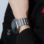 アップルウォッチ42/44/45/49mm 高級 チタン合金 交換用バンド マグネット アップルウォッチ バンド