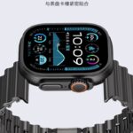 アップルウォッチ42/44/45/49mm 高級 チタン合金 交換用バンド マグネット アップルウォッチ バンド