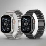 アップルウォッチ42/44/45/49mm 高級 チタン合金 交換用バンド マグネット アップルウォッチ バンド