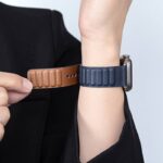 アップルウォッチ バンド 本革製 ベルト マグネット式 アップルウォッチ バンド ベルト