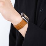 アップルウォッチ バンド 本革製 ベルト マグネット式 アップルウォッチ バンド ベルト