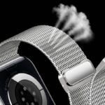 Apple watch バンド ミラネーゼループバンドApple watch 42/44/45/49mm 高級 チタン製 交換用バンド