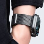 Apple watch バンド ミラネーゼループバンドApple watch 42/44/45/49mm 高級 チタン製 交換用バンド