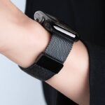 Apple watch バンド ミラネーゼループバンドApple watch 42/44/45/49mm 高級 チタン製 交換用バンド